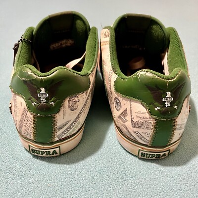 靴 premio gordo sans SUPRA / Size 11.5 / JIM GRECO / HUNDRED DOLLAR BILLS