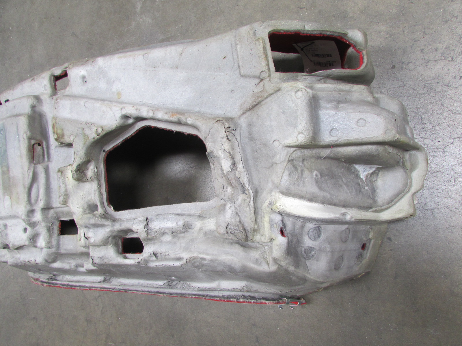 Ferrari California, LH, Left Front Carpet, Black, Red, P/N 810699