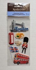 London England Travel Scrapbooking Stickers By Recollections RARE