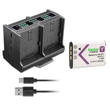 LHD4 Charger 1 battery for Nikon EN-EL11 Nikon Coolpix S550 Coolpix S560