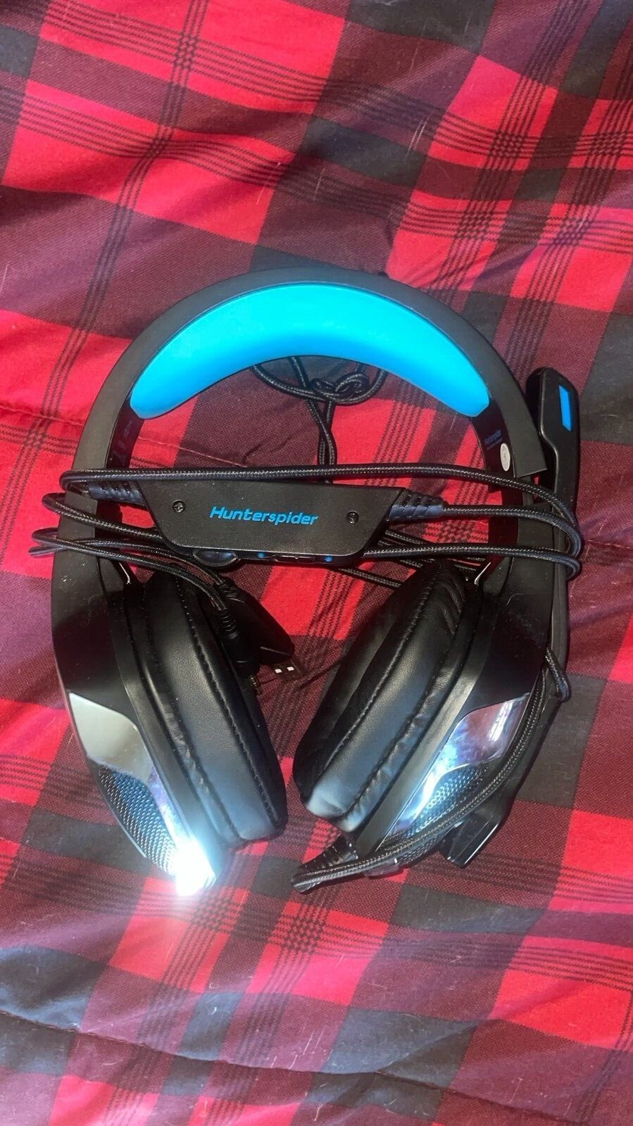 Gaming Headset Noise Cancelling Over Ear Headphones with Mic-image