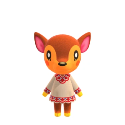 MARKENLOS #019 Mini Amiibo Karte für Animal Crossing Fauna / Fatima Nintendo Switch