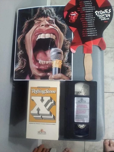 The Rolling Stones/Mick Jagger/Rolling Stone special....VHS/photo/fan !!!