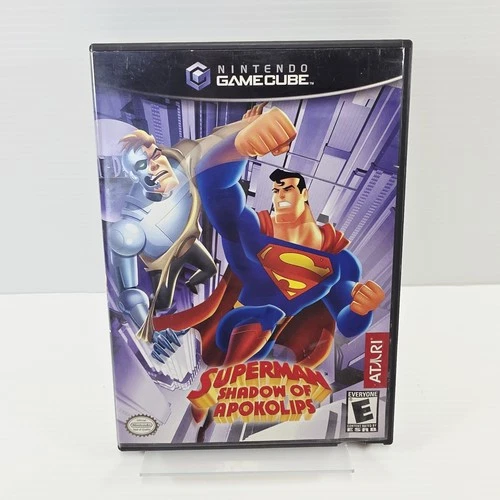 [B2G1 Free] Superman: Shadow of Apokolips (GameCube, 2003) Case & Disc Tested