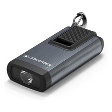 LED Lenser K6R keyring torch Grey 400 lumen USB rechargeable flashlight