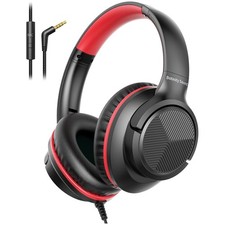 Over-Ear Foldable Headphones - Tangle-Free Nylon Cord