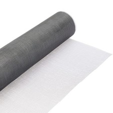 Screen Door Mesh Roll 59x118 Gray Tear Resistant Window Screen Insect Barrier