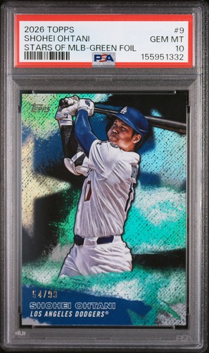 2026 Topps Stars Of MLB #SMLB-9 Shohei Ohtani Dodgers