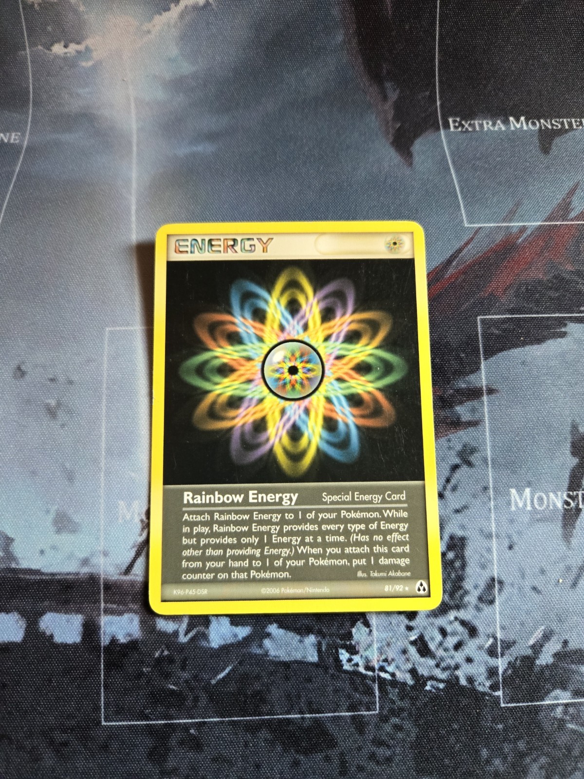 Rainbow Energy 81/92 Legend Maker Regular Special Energy Card Rare Pokémon 