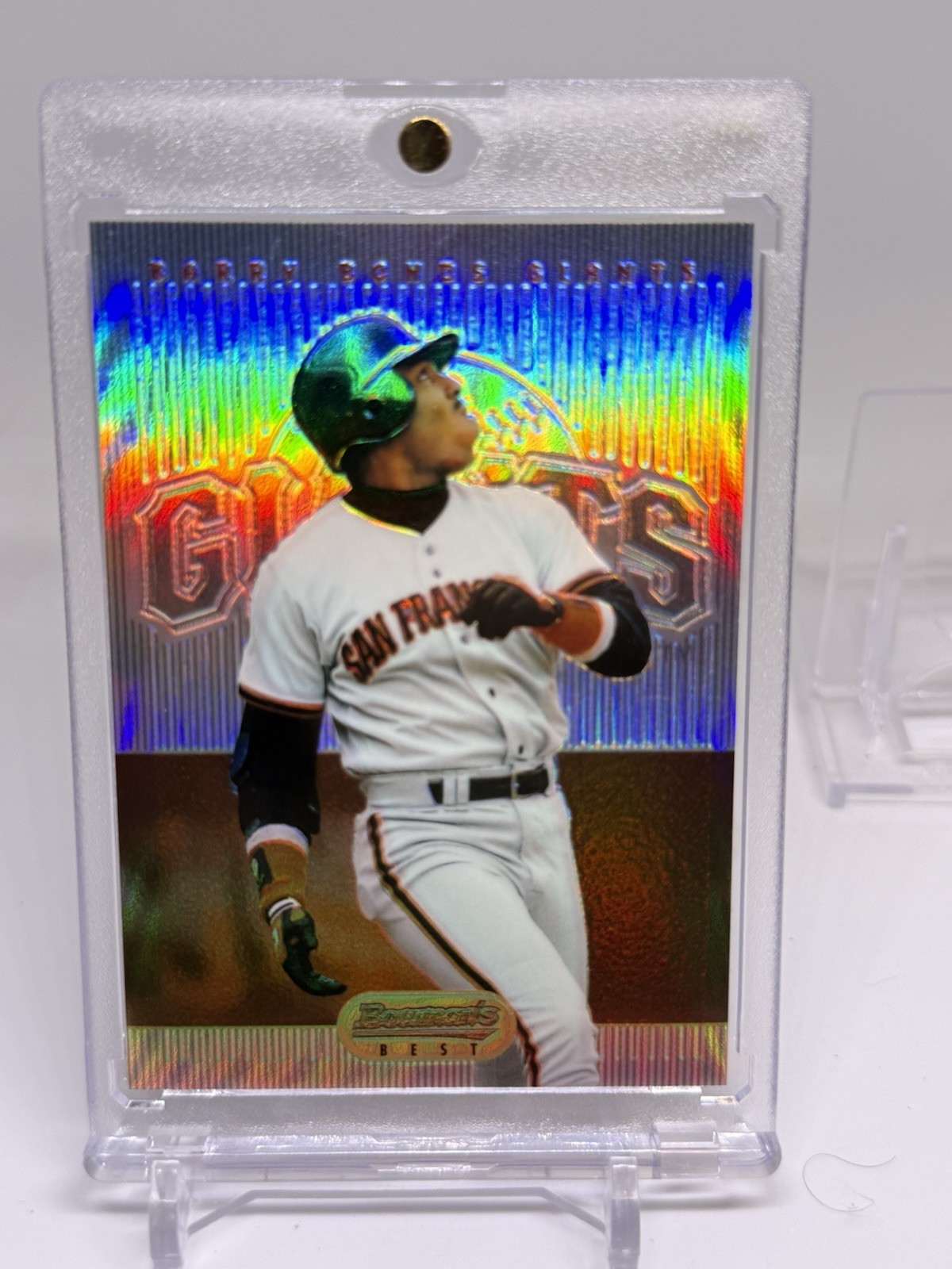 1995 Barry Bonds Bowman's Best Red Refractor