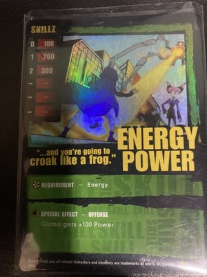 TEEN TITANS CCG ''GO!'' COMMON C SK-018 ENERGY POWER HOLO-FOIL