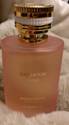 Equator Rose Perfume Milestone Eau De Parfum EDP  Big! 3.4 Oz New! Glass Bottle