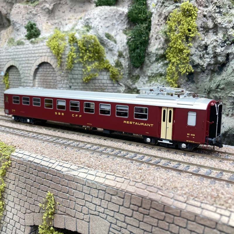 Voiture restaurant EW I SBB CFF Ep IIIb LS Models 47270DC train HO