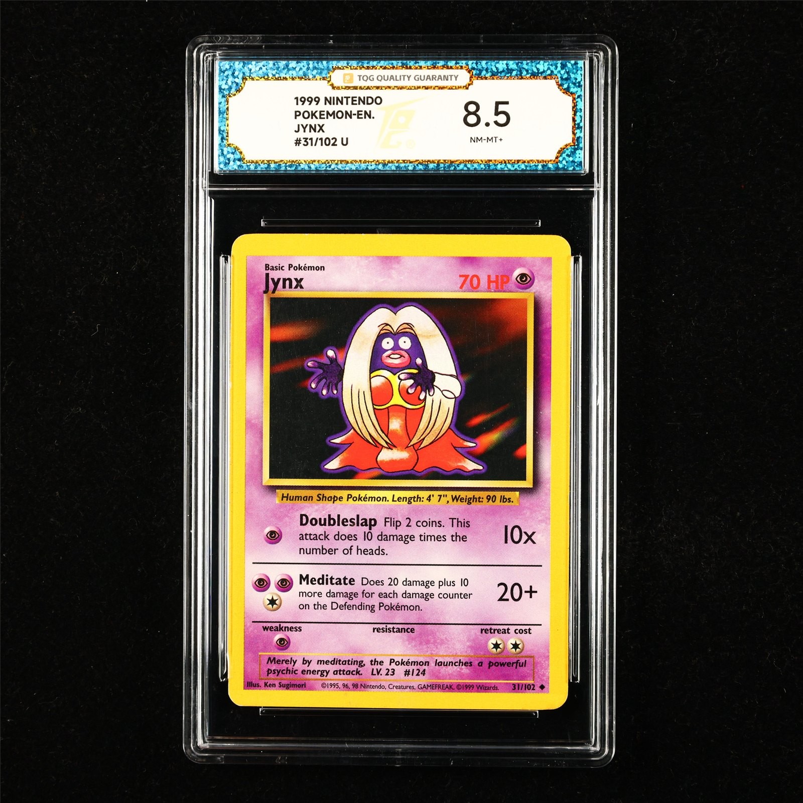 TQG 8.5 NM-MT+ 1999 Pokemon ENG Jynx #31/102 U