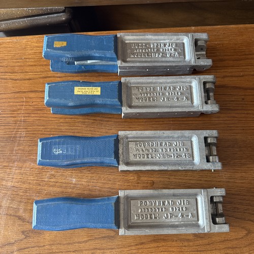 SET - 4 Do-It Corp. Pferdekopf Rundkopf Ponykopf Buzz-Spin Jig Formen
