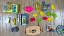 Vintage Barbie Food Dish Kitchen Accessory Lot 23 Pieces Blender Works