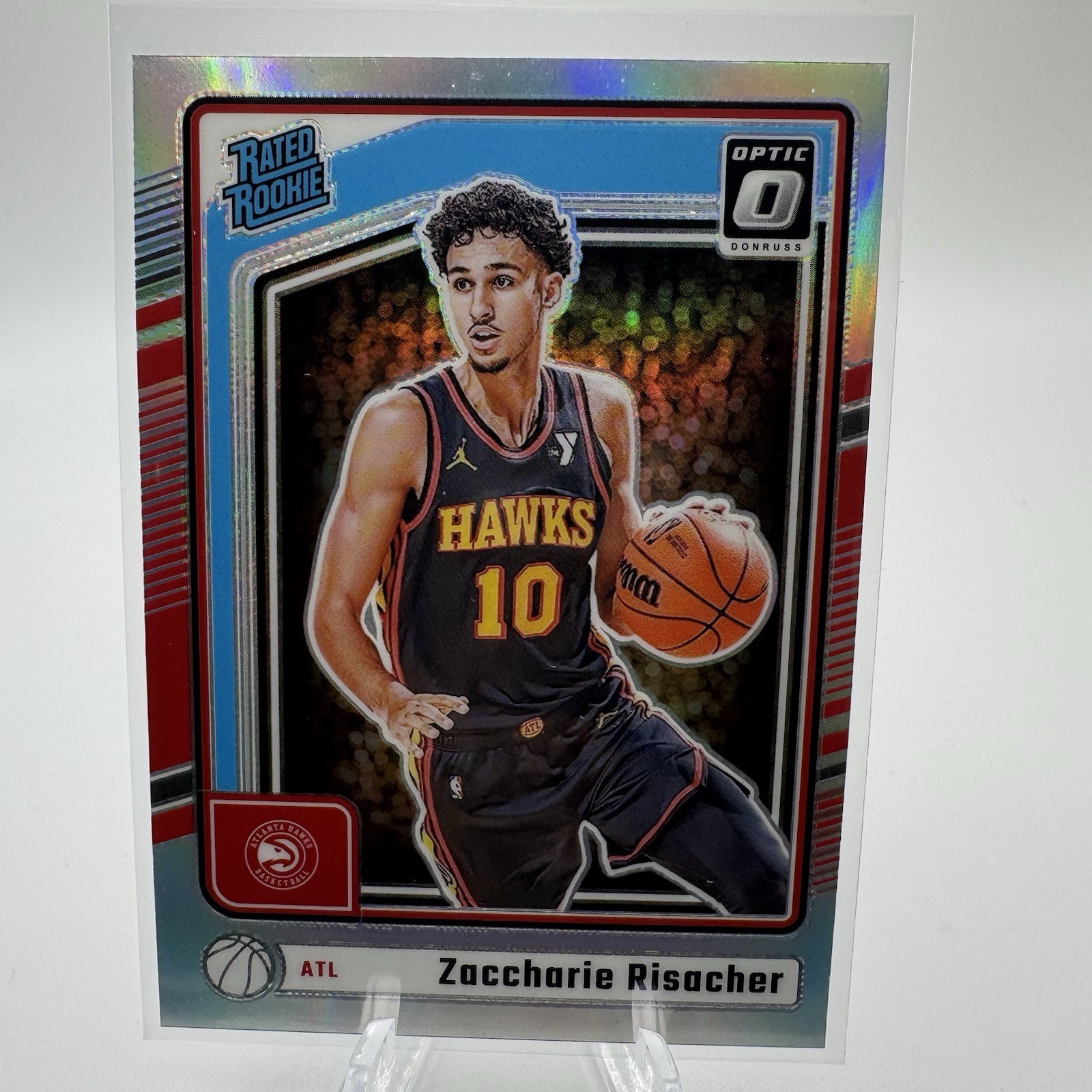 2024-25 Optic Basketball ZACCHARIE RISACHER Rated Rookie Silver Prizm #268