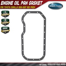 Engine Oil Pan Gasket For Toyota Corolla 1988-1997 Geo Prizm 1993-1997 L4 1.6l