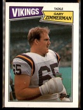 1987 Topps #207 Gary Zimmerman Rookie Card. rookie card picture