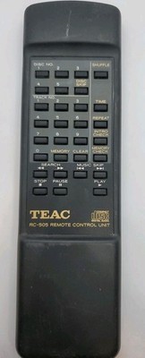Original TEAC RC-505 Remote Control PD1260 PDD850 PDD860 PDD880 PDD900 PDD1200