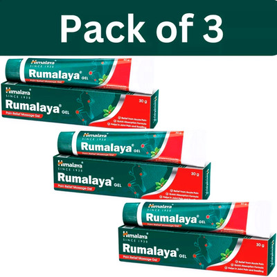 3x Himalaya Herbal Rumalaya Gel je 30g Gelenk- & Muskelschmerzen Ablauf 2028