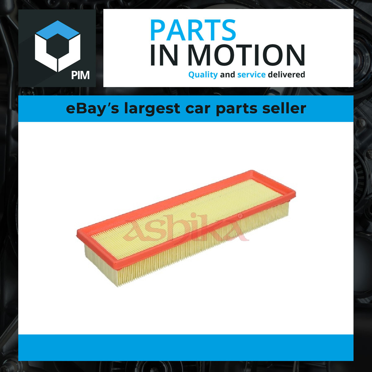 Air Filter fits CITROEN C-ELYSEE VTi 1.6 2012 on Ashika 1444CF 1444CG 1444EA New