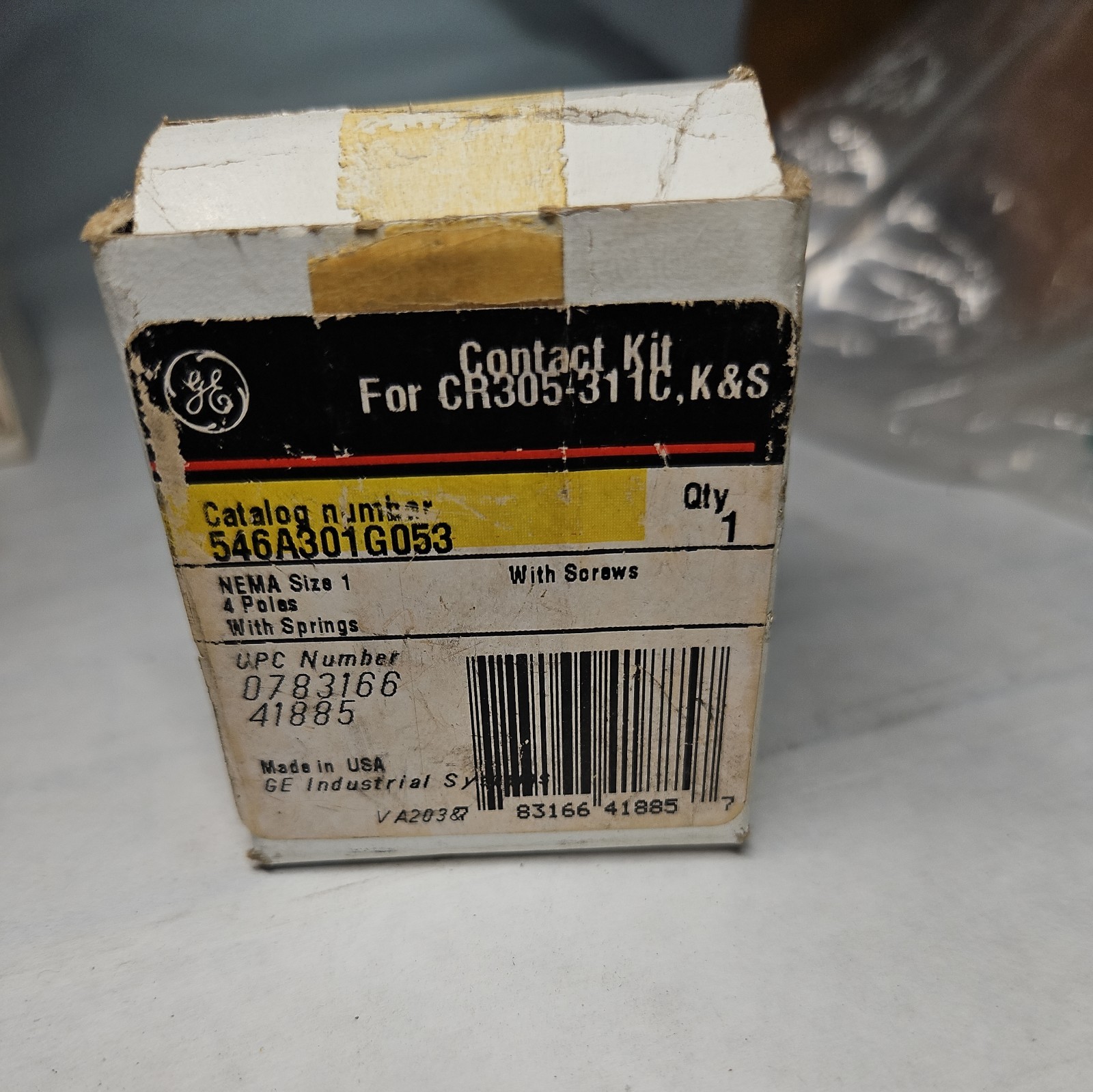 NOS GE 546A301G053 CONTACT KIT