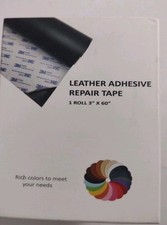 ILOFRI Self Adhesive Leather Repair Patch Tape 3x60 inch, Black 2  B2