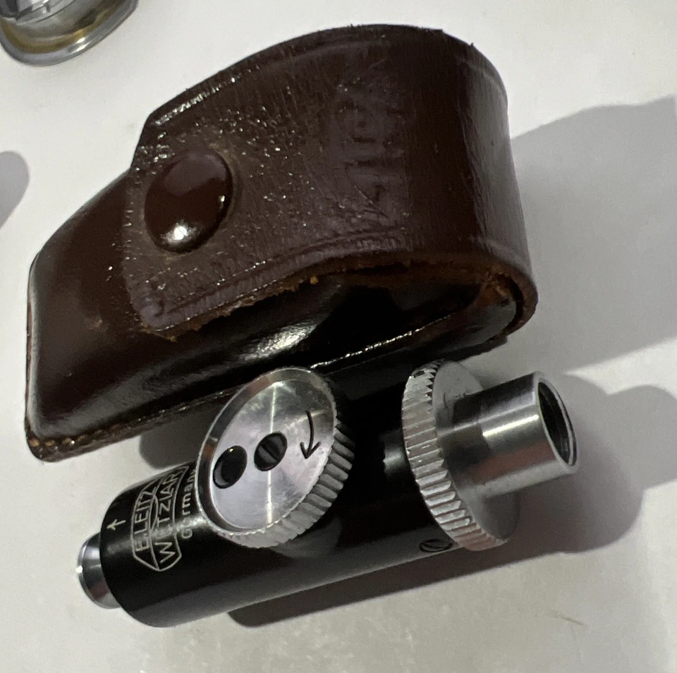 ✅ LEITZ, LEICA SELF TIMER SHUTTER RELEASE ‘APDOO/14003’ WORKS W/ ORIGINAL CASE - Image 2 of 3