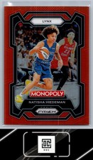 2024 Panini Prizm Monopoly WNBA #62 Natisha Hiedeman Orange Prizms #/124