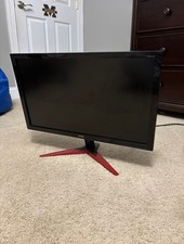 Acer KG241Q 24" LED Gaming Monitor 1920x1080 1ms 75Hz HDMI DisplayPort Black/Red