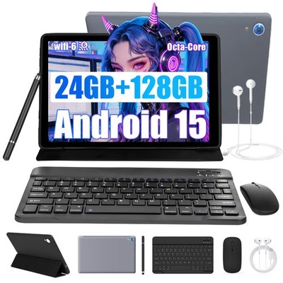 AEEZO Android-Tablet 10.1 Zoll Octa-Core, 24GB+128GB 1280x800 HD IPS LCD 5000mAh