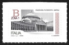 Italy 2016 Piazza del Plebiscito, Naples - MNH