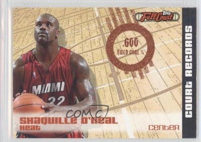 2006-07 Topps Full Court Records 1079/1499 Shaquille O'Neal #CR5 HOF 0b9