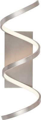 Synergy - 28W LED Wall Sconce-7 Inches Tall and 24 Inches Wide-Antique Silver Fi