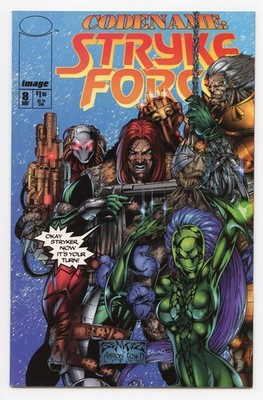 Image Comics Codename Stryke Force (1994) #8 Benitez Silvestri Cyblade VF/NM 9.0