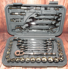 Blue-point 37 Pc 38 Dr Service Socket Set Blpgss3837 Sae Metric Most Unused