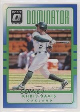 2017 Panini Donruss Optic Dominators Blue Prizm 72/149 Khris Davis #D12 gp1