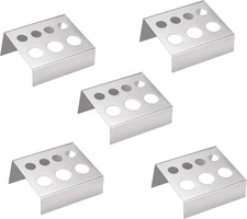 Tattoo Ink Cup Holder,New Star Tattoo 5pcs 7 Holes Stainless Steel Tattoo Pigmen