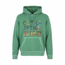 Image of Scotch & Soda Men's Hoodie M Preppy Green New Cotton Kangaroo Pocket Drawstring