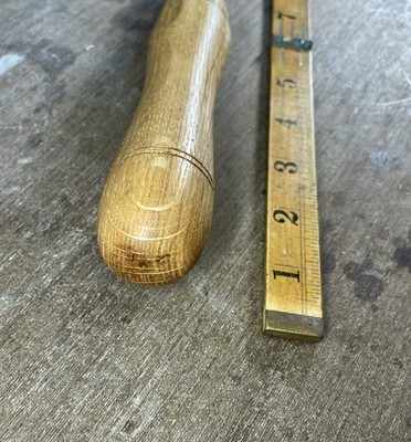 Vintage Unmarked 2'' Wood Slick Timber Framing Chisel SHARP beautiful handle
