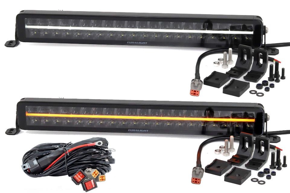 2X Led Fernscheinwerfer + Standlicht Passend FüR Scania 4Er Serie P R Hauber-image