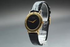 [Near MINT] Vintage GUCCI 3000.2.M Black Dial Quartz Watch Men's From JAPAN