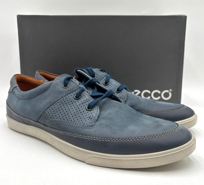 Ecco COLLIN MARINE/DENIM 535864 Men's NEW Lace-Up Sneakers Blue US Size 13-13.5
