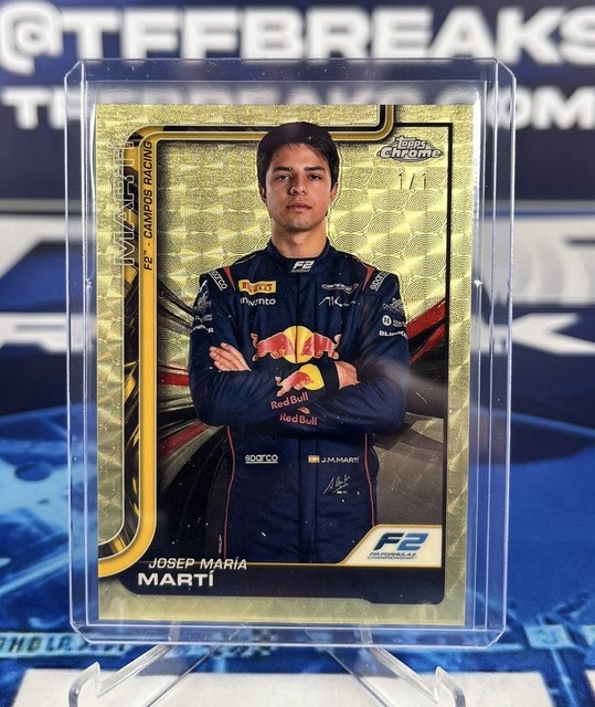 Topps Formula 1 Chrome 2025 Josep Maria Marti F2 1/1 Superfractor