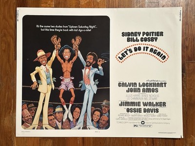 Let s Do It Again (1975) Original Half Sheet Movie Poster 22x28
