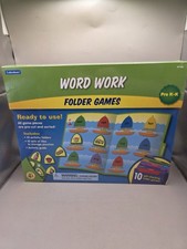 Lakeshore WORD WORK Folder Games Pre K-K