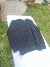 H M Basic Black Crewneck Sweatshirt Size Medium