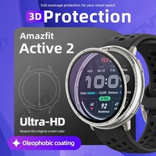 Amazfit Active 2 Screen Protector - 3D Protection Film, Full Coverage, Ultra-HD