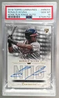 Ronald Acuna Jr 2018 Topps Luminaries Home Run Kings RC Auto 1/15 PSA 10